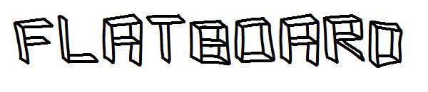 Flatboard字体