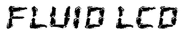 Fluid LCD字体