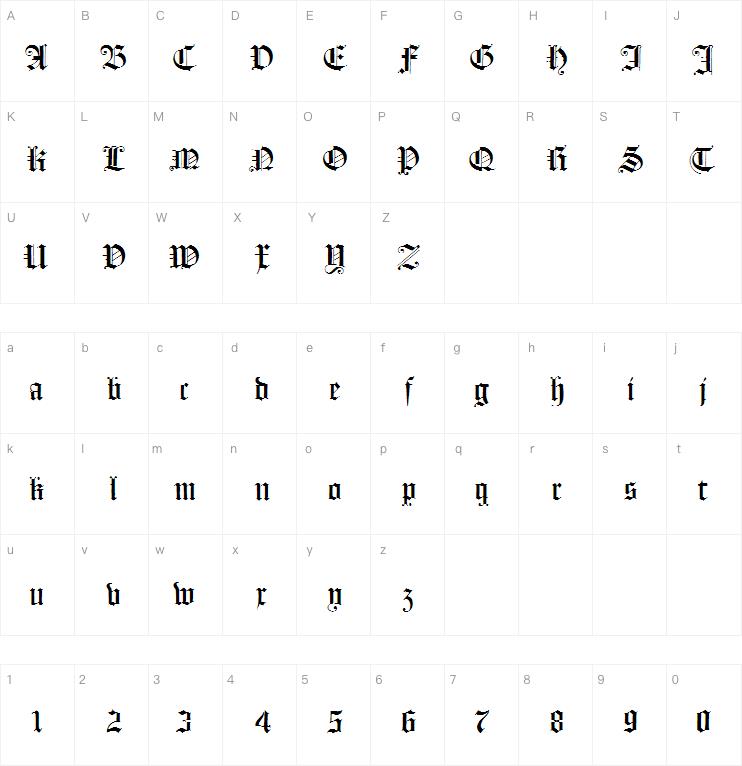 Flying Hollander字体