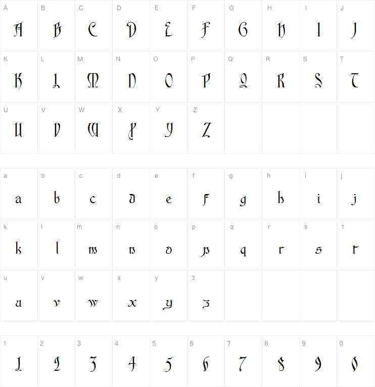 Fontenay Fancy字体