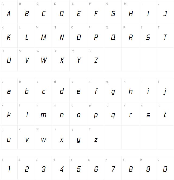 Forgotten Futurist字体