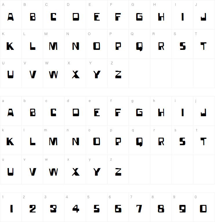 Forgotten World字体