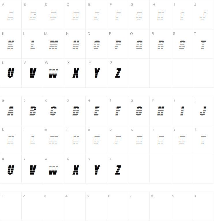 Former Airlines字体