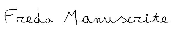 Fredo Manuscrite