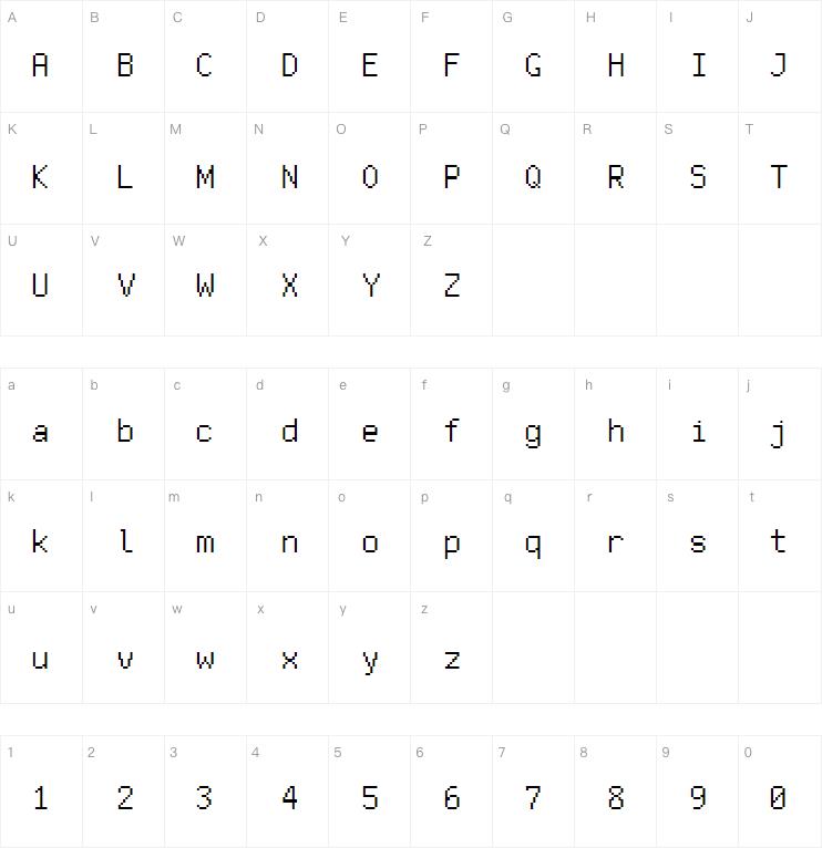 Free Pixel字体