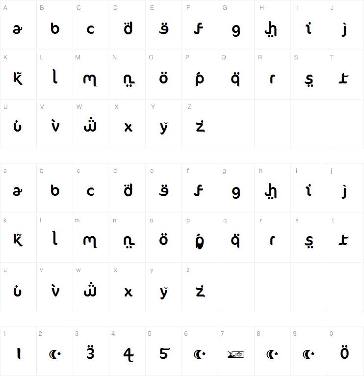 FTF Ahlan Ve Arabez字体