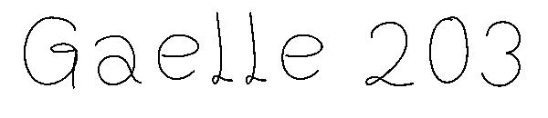 Gaelle 203字体
