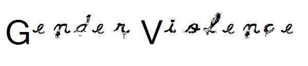 Gender Violence字体