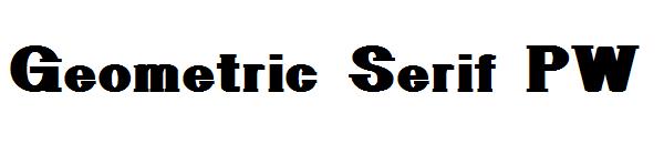 Geometric Serif PW