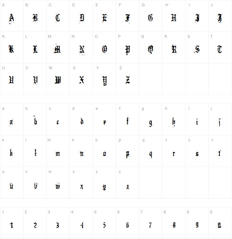 German Underground字体