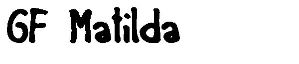 GF Matilda字体