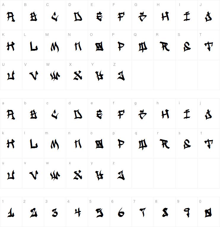 Ghetto Streetz字体