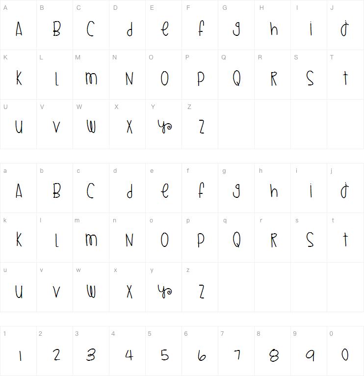 Glazed Honey Buns字体