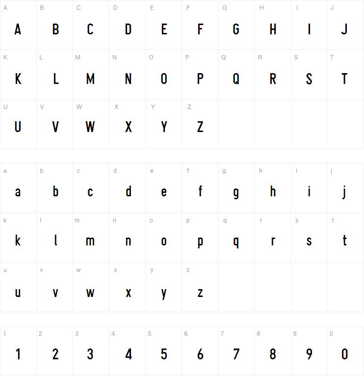 Gliscor Gothic字体