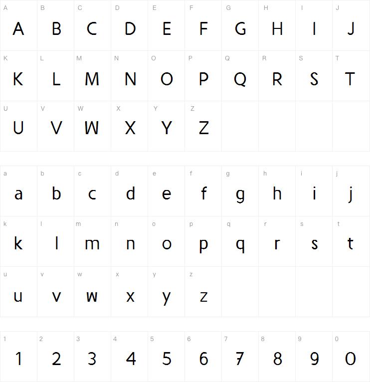 Godus字体