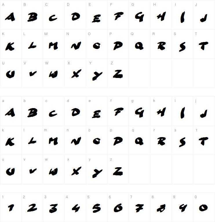 Go Faster Brush字体