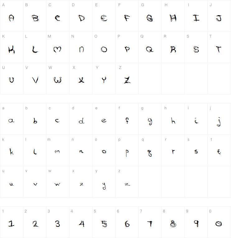 Going Around字体