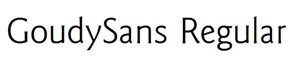 GoudySans Regular字体