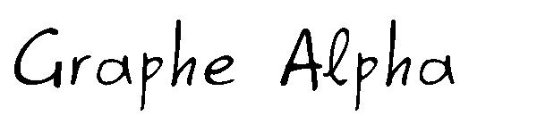 Graphe Alpha字体