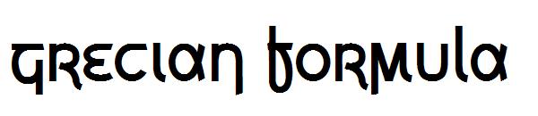 Grecian Formula字体