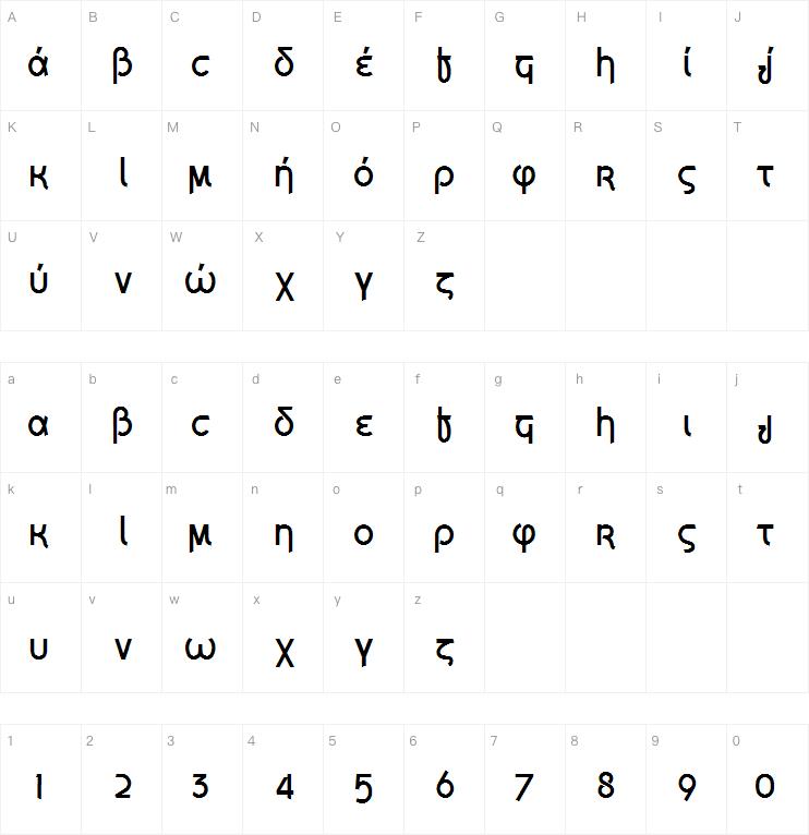 Grecian Formula字体