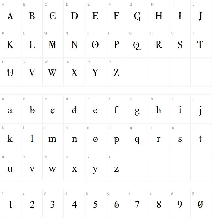 Greco Roman Lubed Wrestling字体