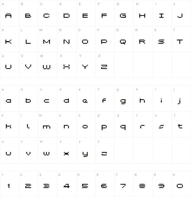 Grixel Kyrou 5 Wide字体