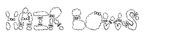 Hair Bows字体