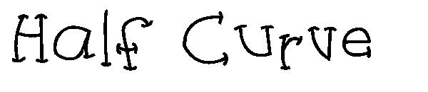 Half Curve字体