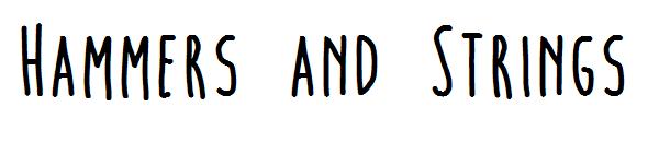 Hammers and Strings字体