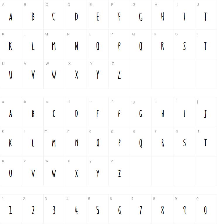 Hammers and Strings字体