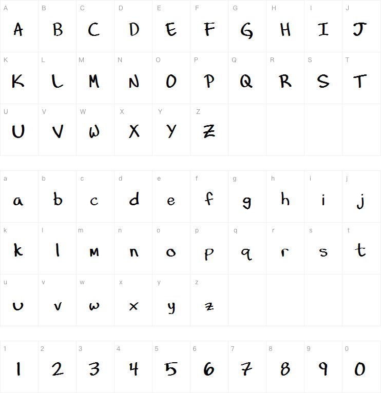 Hand of Diesel字体