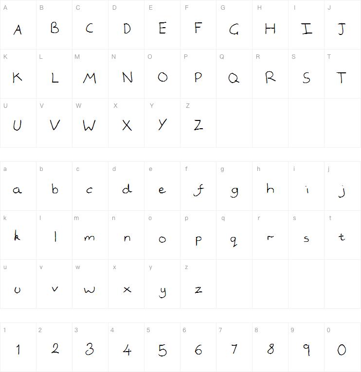 Handwrited字体