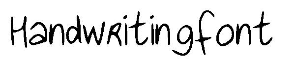 Handwritingfont