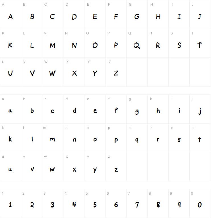 Handwritten Nat29字体
