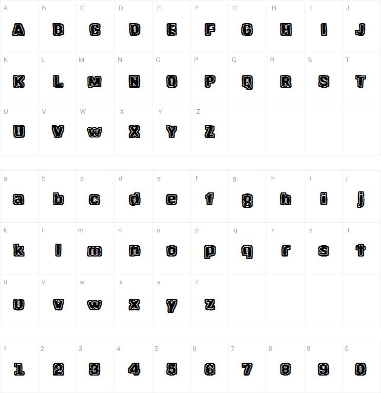 Hangen henki字体
