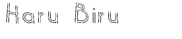Haru Biru字体