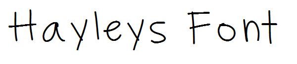 Hayleys Font字体