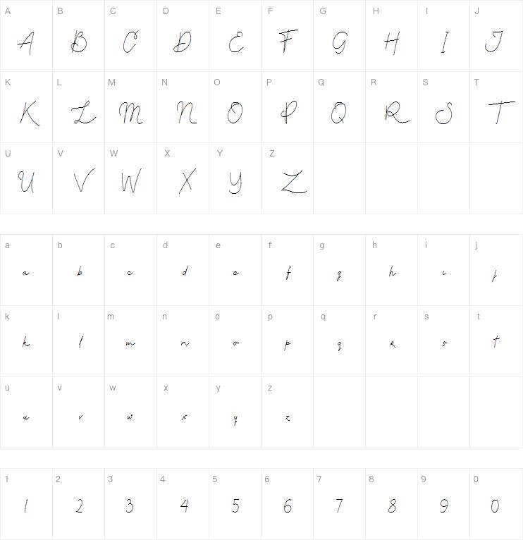 Hayley Signature Regular字体