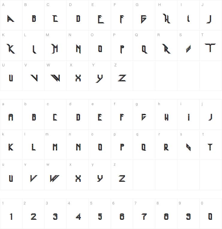 Heavy Metal Rocking字体