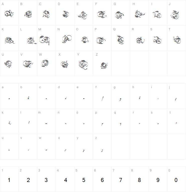 Helene Queen K字体