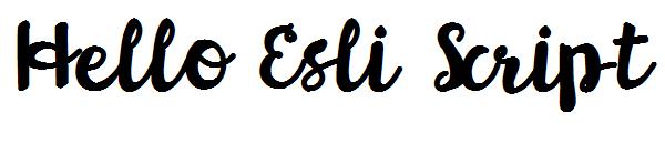 Hello Esli Script