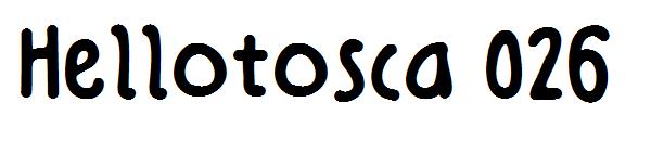 Hellotosca 026字体