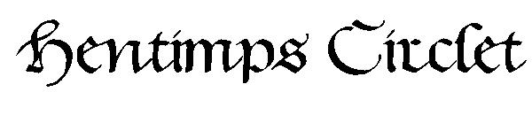 Hentimps Circlet字体
