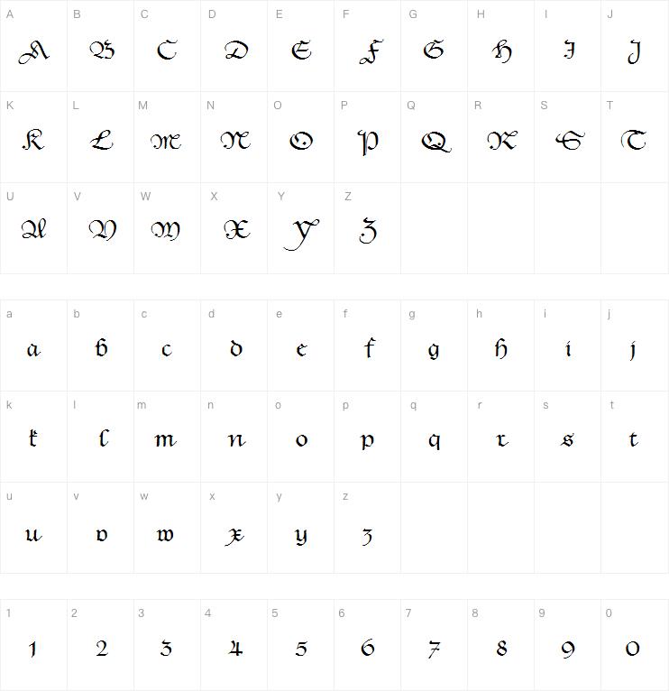 Hentimps Circlet字体