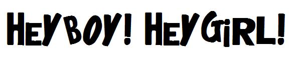 HeyBoy! HeyGirl!字体