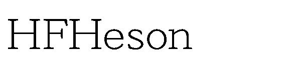 HFHeson字体