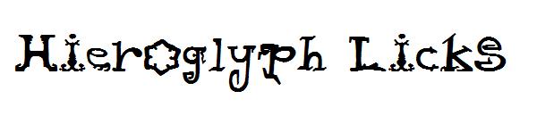 Hieroglyph Licks