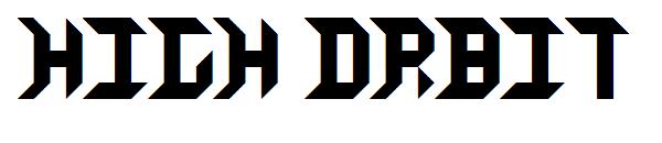 High Orbit字体