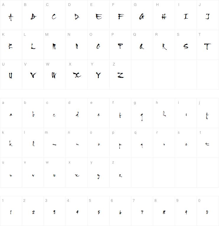 HL Thuphap 1BK字体